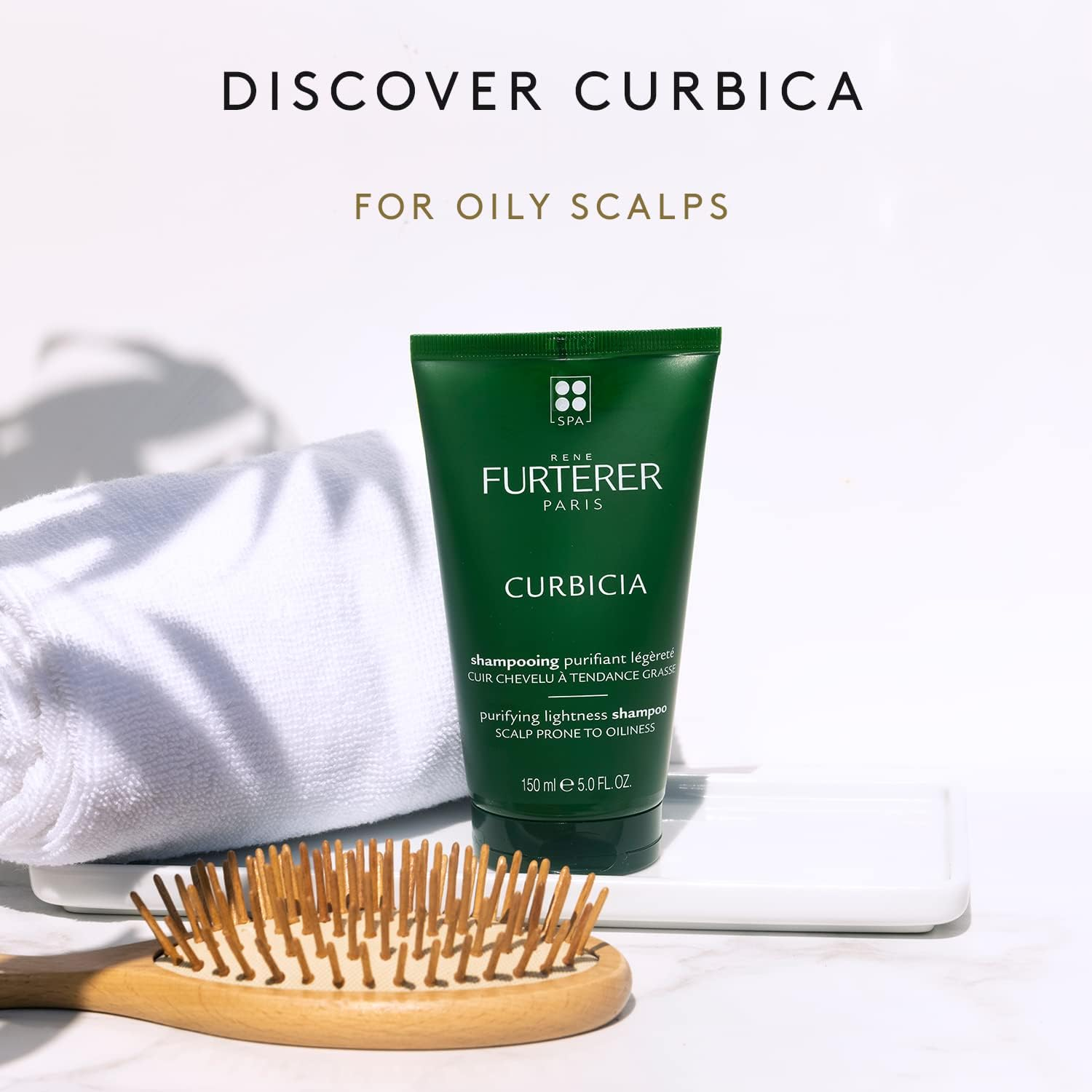 Rene Furterer Curbicia Lightness Regulating Shampoo by Rene Furterer for Unisex - 5 Oz Shampoo, 150 Ml image number 1