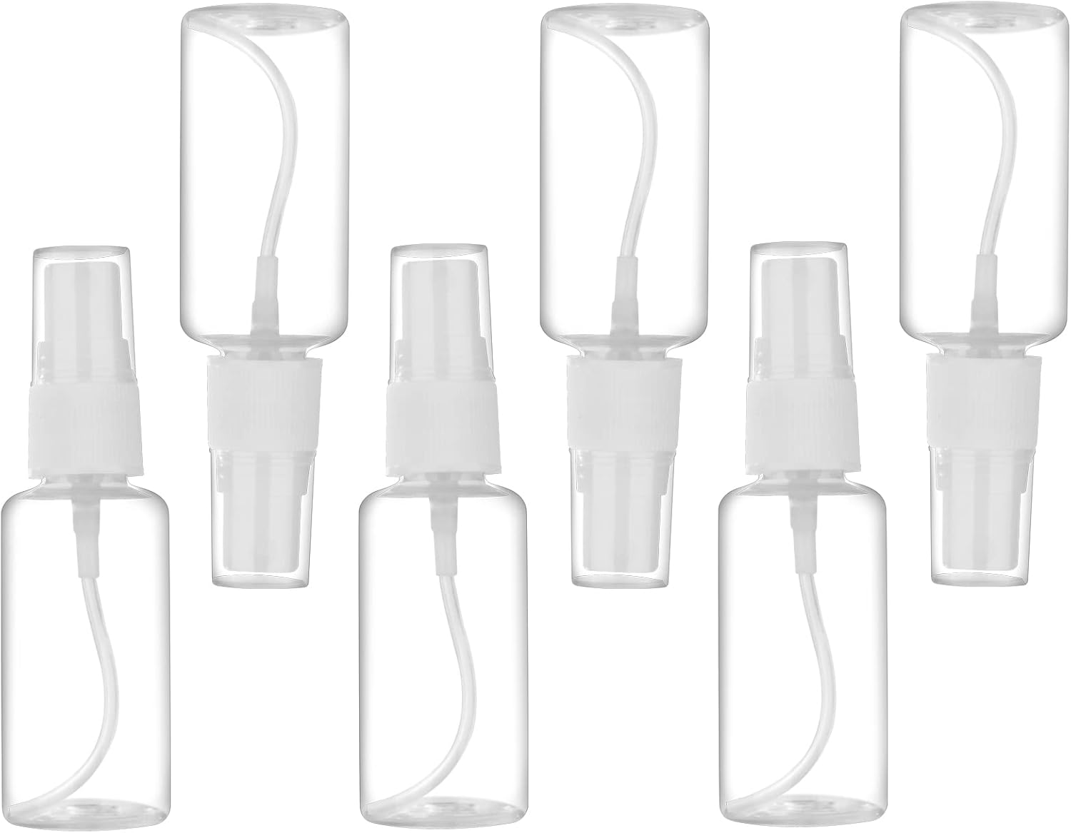 Spray Bottle, 1Oz/30Ml Small Plastic Fine Mist Spray Bottles, Mini Empty Travel Bottles with Funnels and Labels 6 Pack image number 5