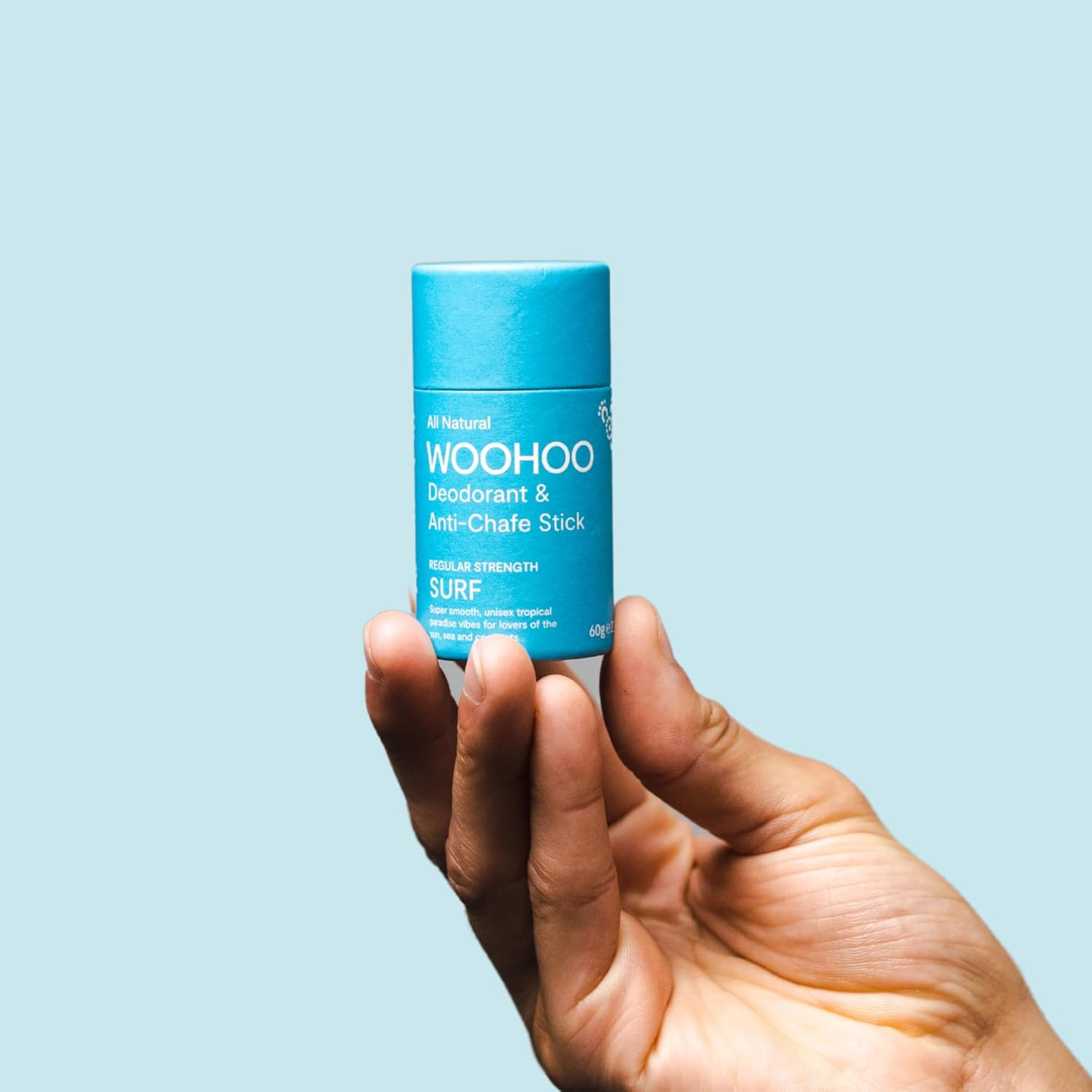 Woohoo Body Natural Deodorant and Anti-Chafe Stick 60 G, Surf image number 3