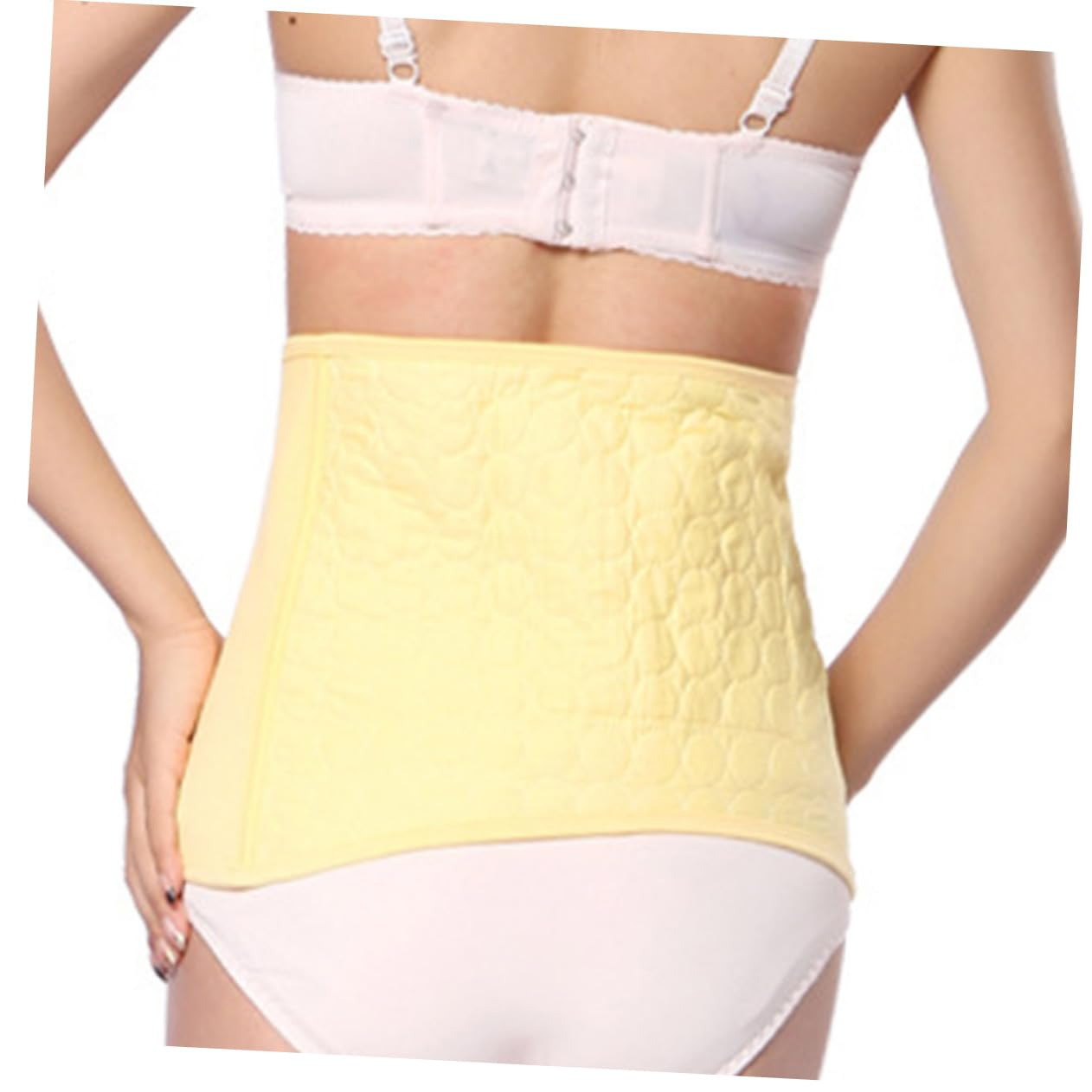 Corset for Pregnant Women Postpartum Recovery Cotton Belly Wrap Band Maternity Recovery Belt XL Yellow image number 5