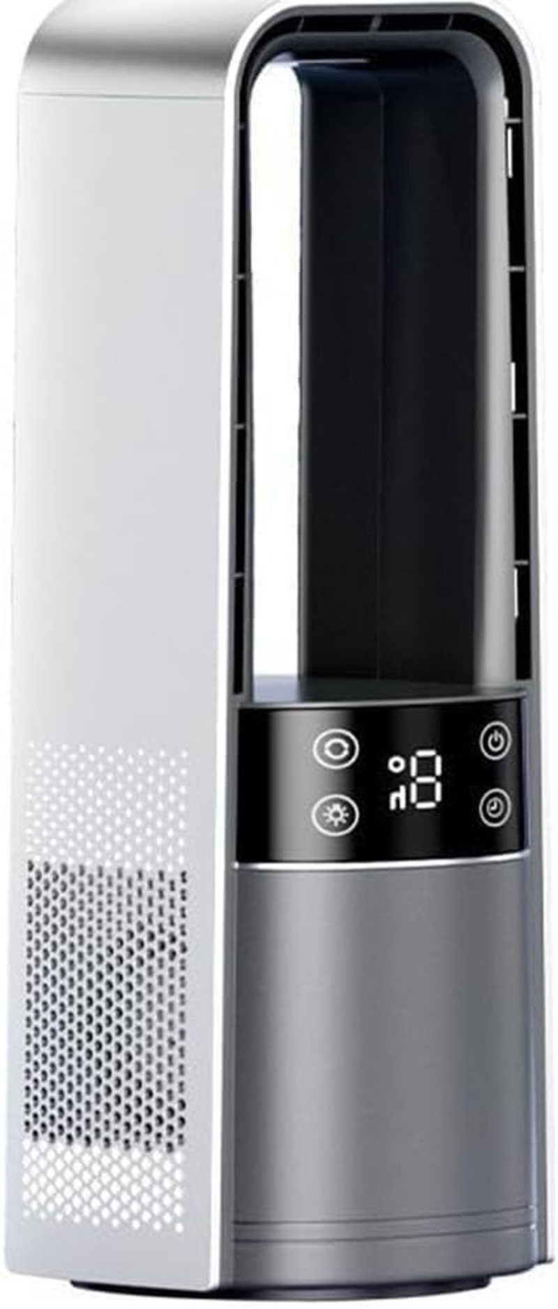 Desk Fan Bladeless, 120&deg; Oscillating Fan Rechargeable, Quiet Fan with Night Light, Smart LED Touch Control, 4 Speed & 9H Timer, Small Table Fan, Auto Display Off, Ideal for Bedside, Office, Study Room image number 6