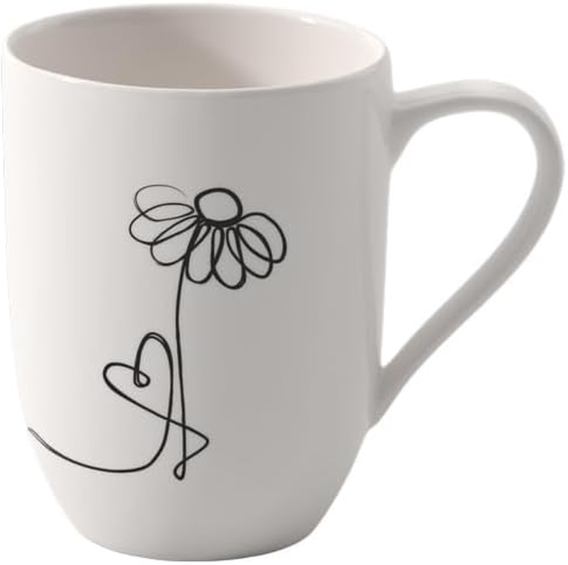 Villeroy & Boch Statement Cat Cup Set 2Pcs - Premium Porcelain Cups, Thoughtful Present for Cat Lovers, White image number 5