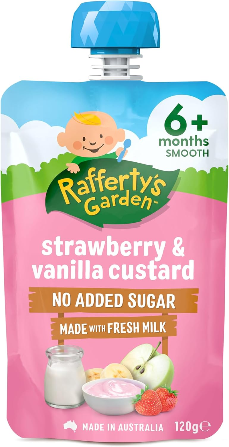 Rafferty'S Garden Vanilla Custard for 6+ Month Babies, 120G (Case of 6) image number 3
