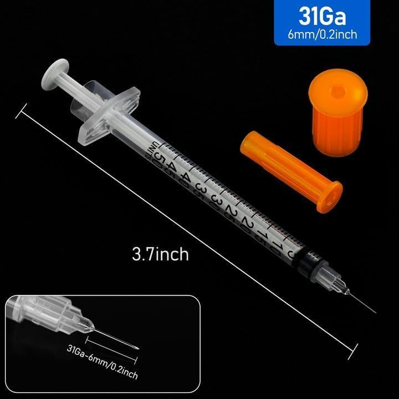 0.5Ml 31Ga 1/4-Inch (6Mm) Disposable Dropper, Sterile Individually Wrapped, Pack of 20，For Use image number 2