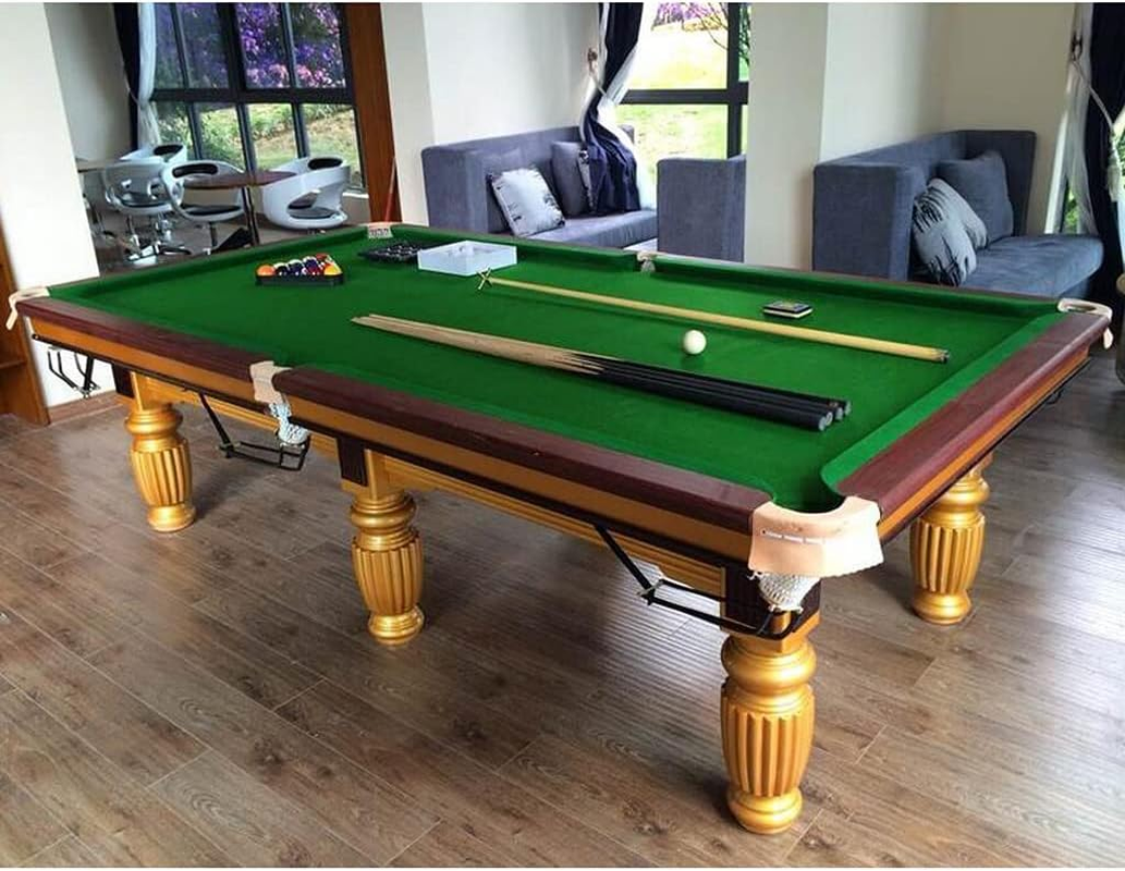 Simhoa Worsted Pool Table Felt 7/8 Foot Billiard Snooker Table Cloth Side Strips image number 3