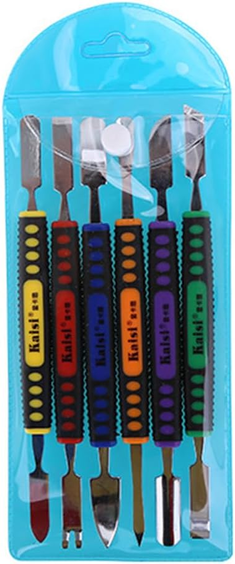 Origlam 【The Best Deal】 6Pcs Dual Ends Metal Spudger Set, Professional Pry Opening Spudger, Prying Opening Repair Tool Kit for Iphone Ipad Ipod Mobile Phone Tablet Laptop Mp3 Watch image number 3