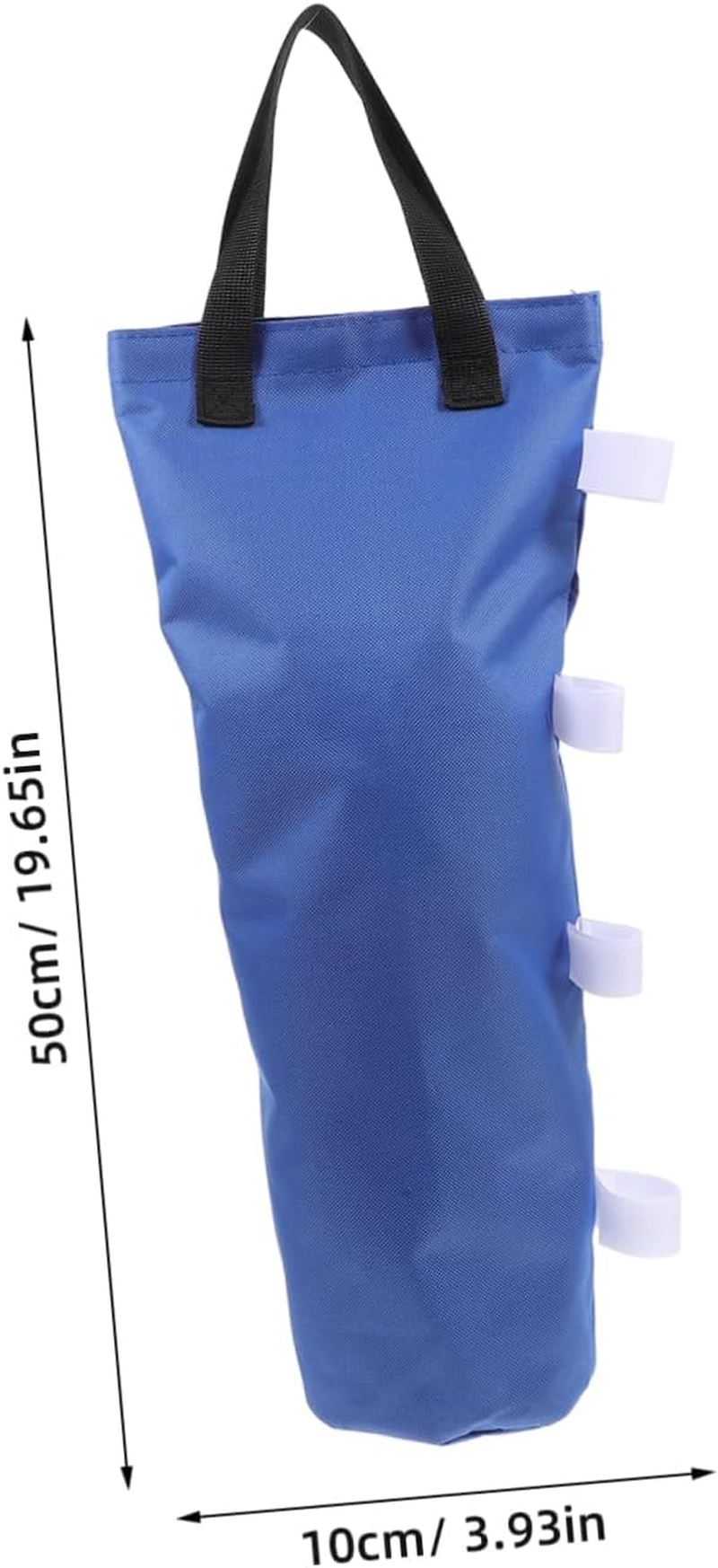 Abaodam 4Pcs Tent Weights Water Sand Fillable Umbrella Base Weight Bags for Outdoor Canopy Beach Umbrella and Camping Activities Portable and Windproof image number 5