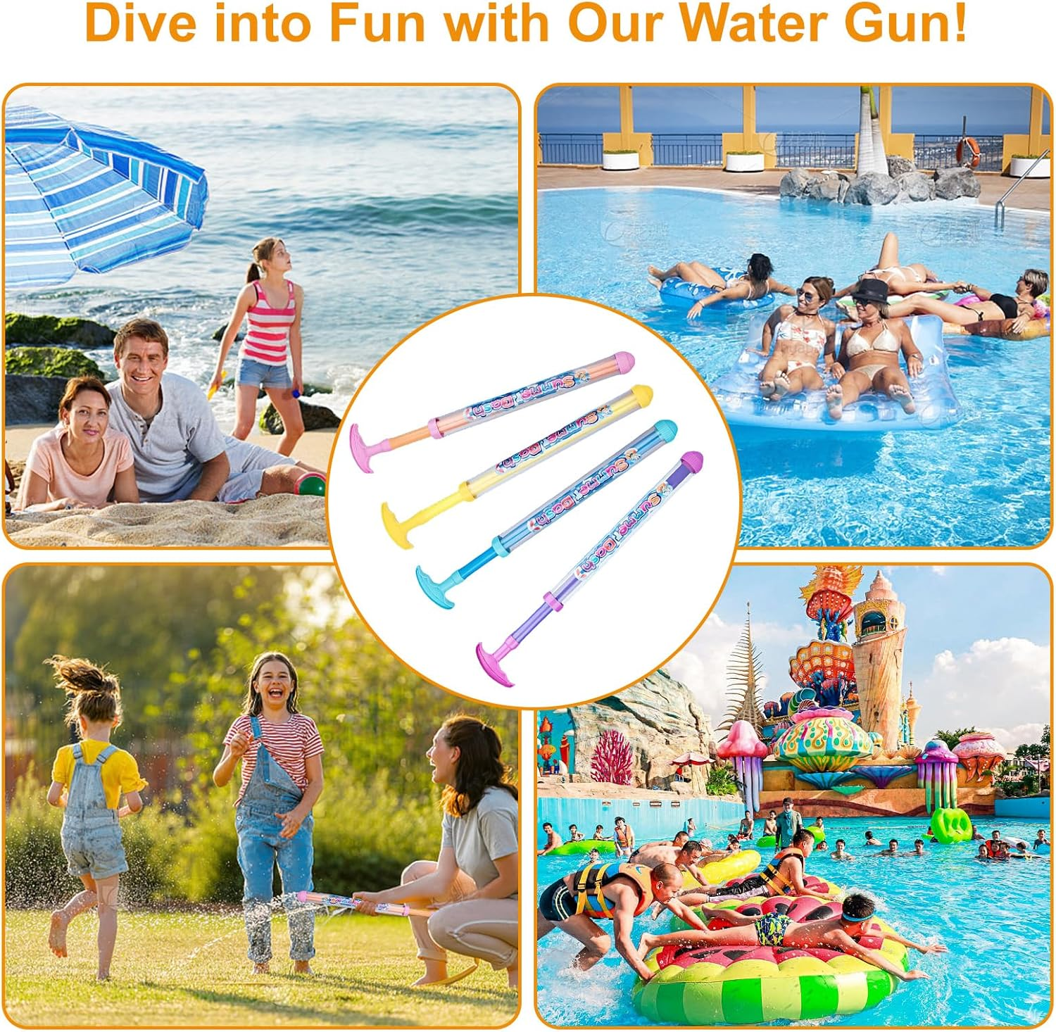 4Pcs Firework Water Squirter image number 5