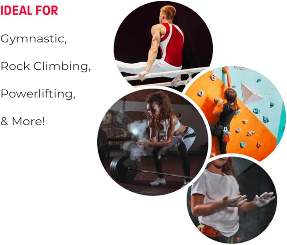 Gymnastic Chalk Blocks, Premium Weight Lifting Chalk, Pack of 8 Chalk Blocks, Powder Climbing Chalk, Magnesium Chalk for Gym, Weightlifting, Kettlebell Dumbbell image number 2