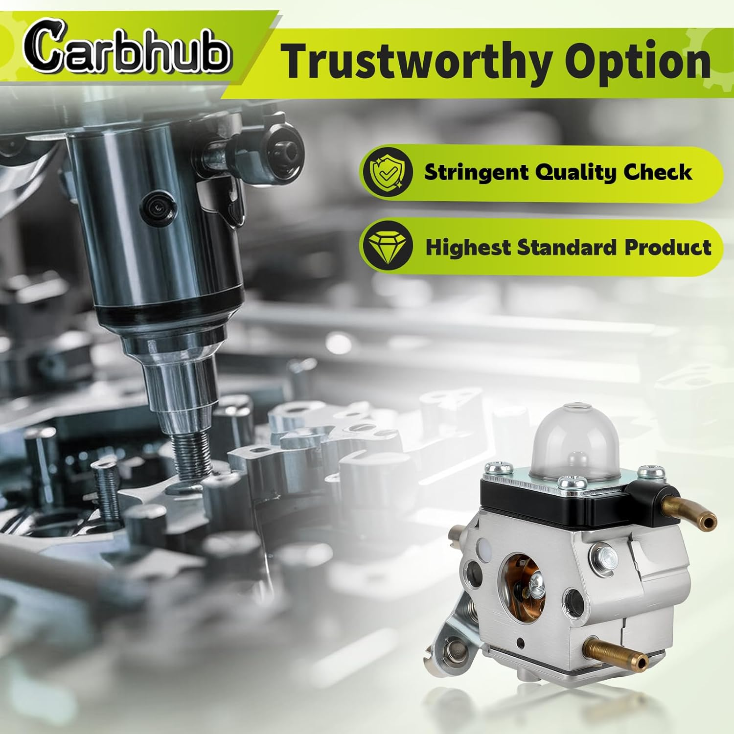 Carbhub 4229 120 0604 Carburetor Fit for Stihl BG45 BG46 BG55 BG65 BG85 SH55 SH85 Leaf Blower Replace for 42291200604 image number 6