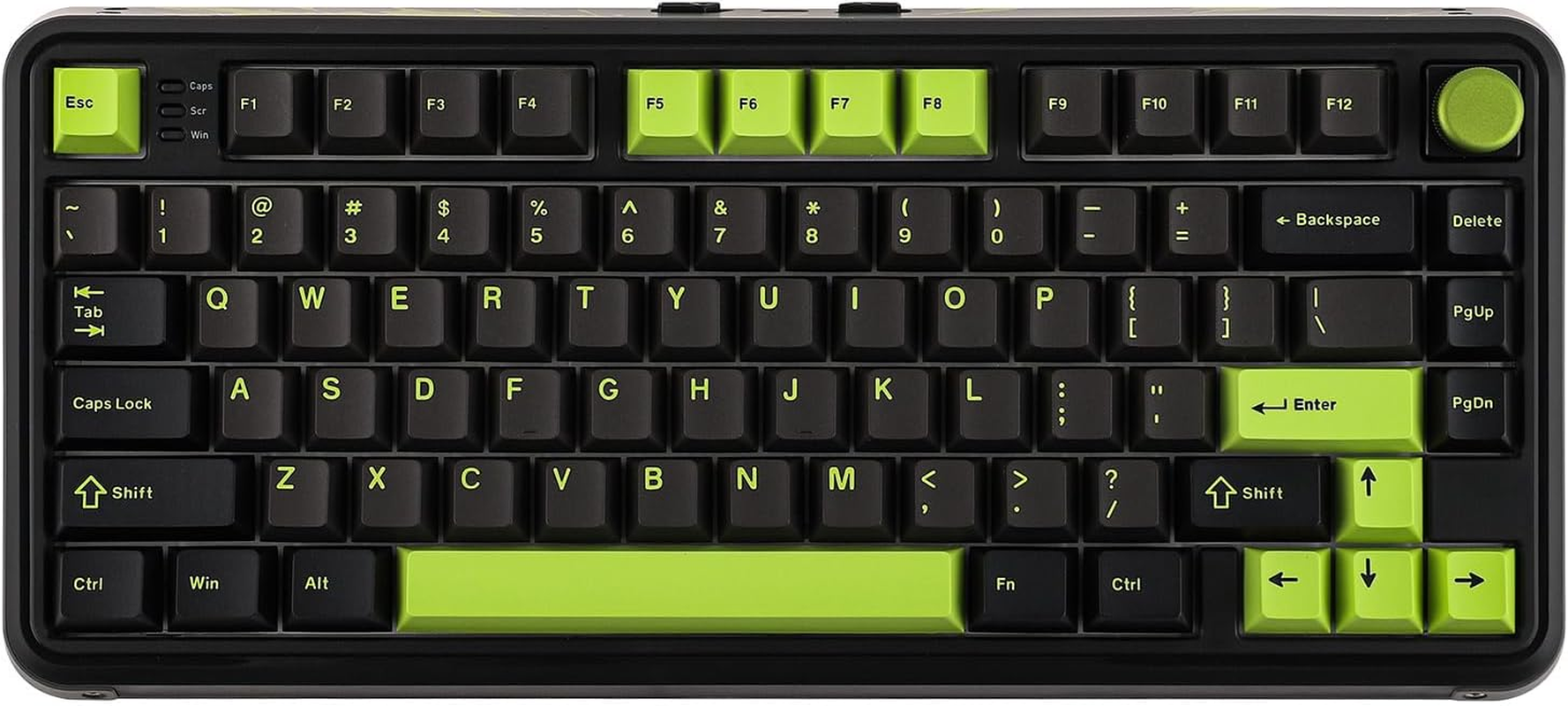 M75 Wired Hall Effect Gaming Keyboard with 8K Polling Rate, 0.128Ms Latency, 75% Rapid Fast Keyboard with DKS/MT/TGL/SOCD, Hot-Swappable Magnetic Switch, Knob, RGB Backlits, NKRO image number 1