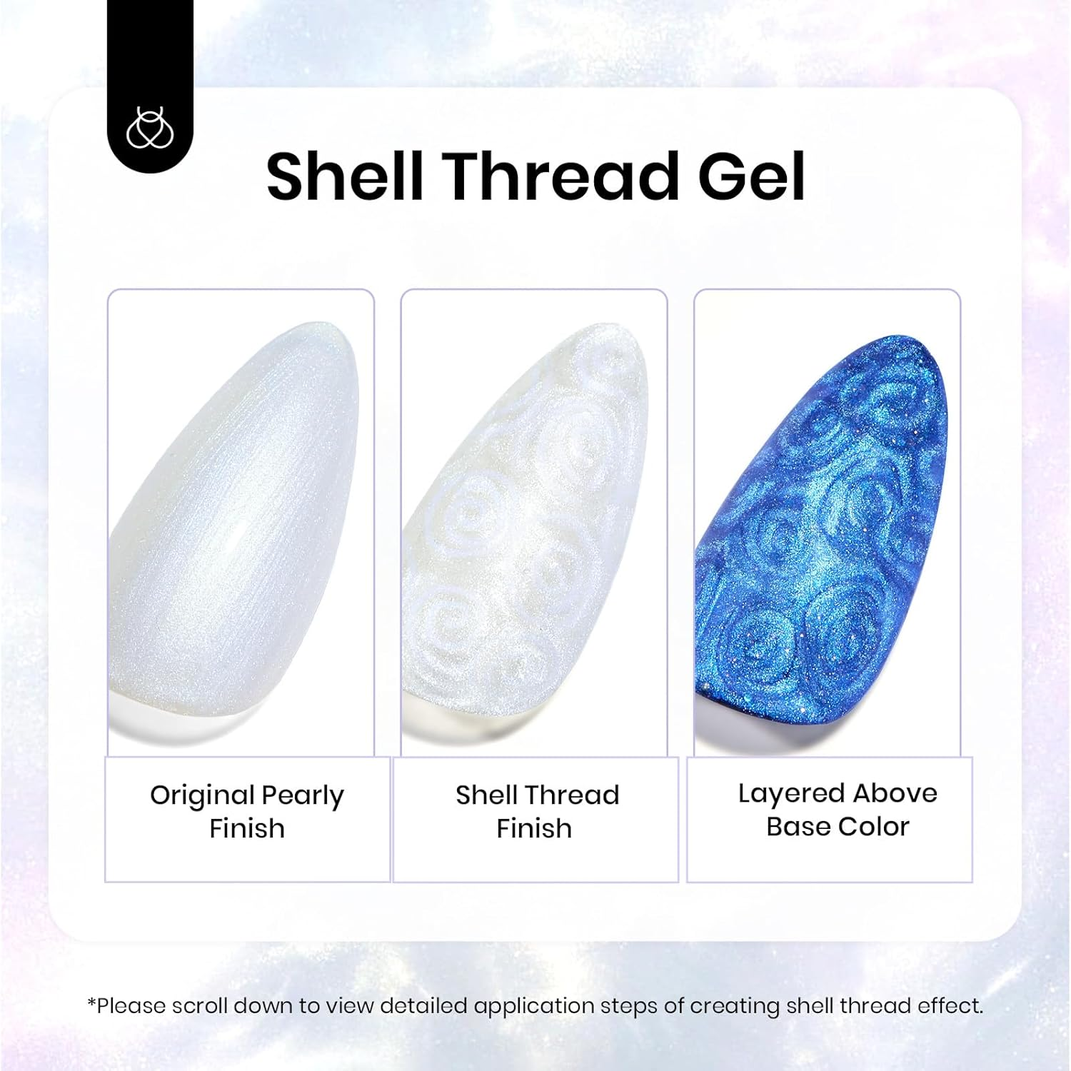 Beetles Gel Polish Gel Nail Polish, 1 Pcs 15Ml Pearl Crystal Snowflakes Glitter White Gel Polish Soak off Shimmer Nail Art Manicure Salon Diy Home Uv Gel Nail Art Design image number 1