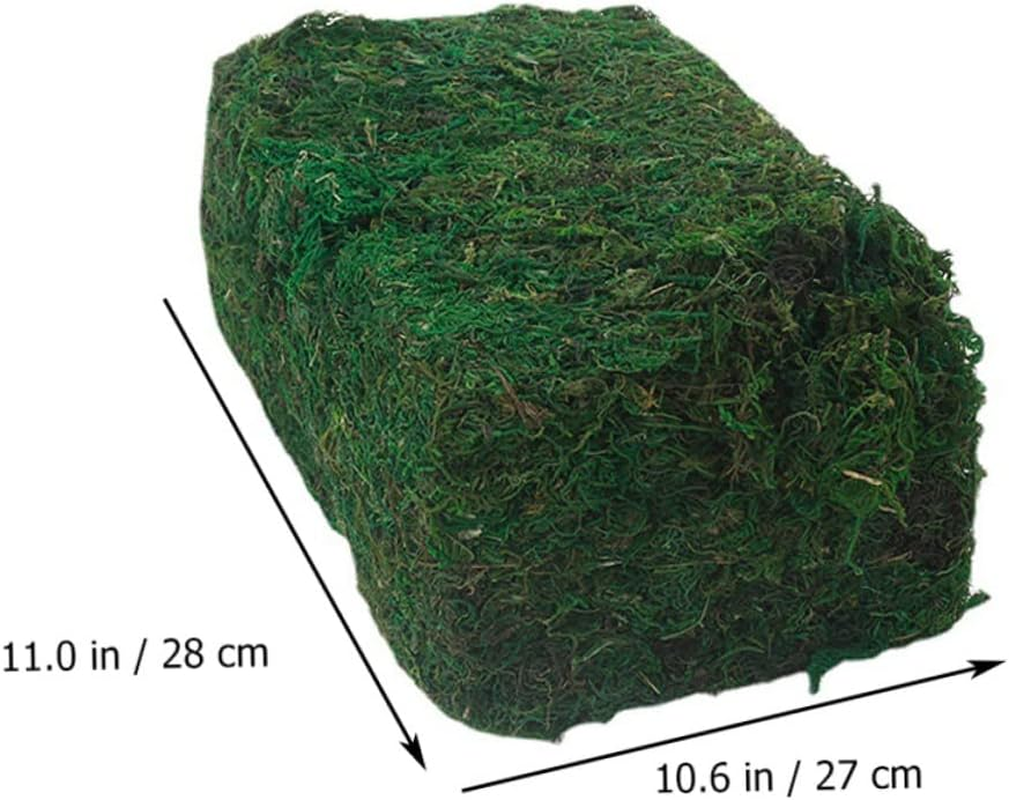 Abaodam Simulated Moss Artificial Plant Gardening Prop Decorative Moss Prop Imitated Plant Flowerpot Supplies Adornment for Indoor Outdoor Home Garden Decoration image number 6