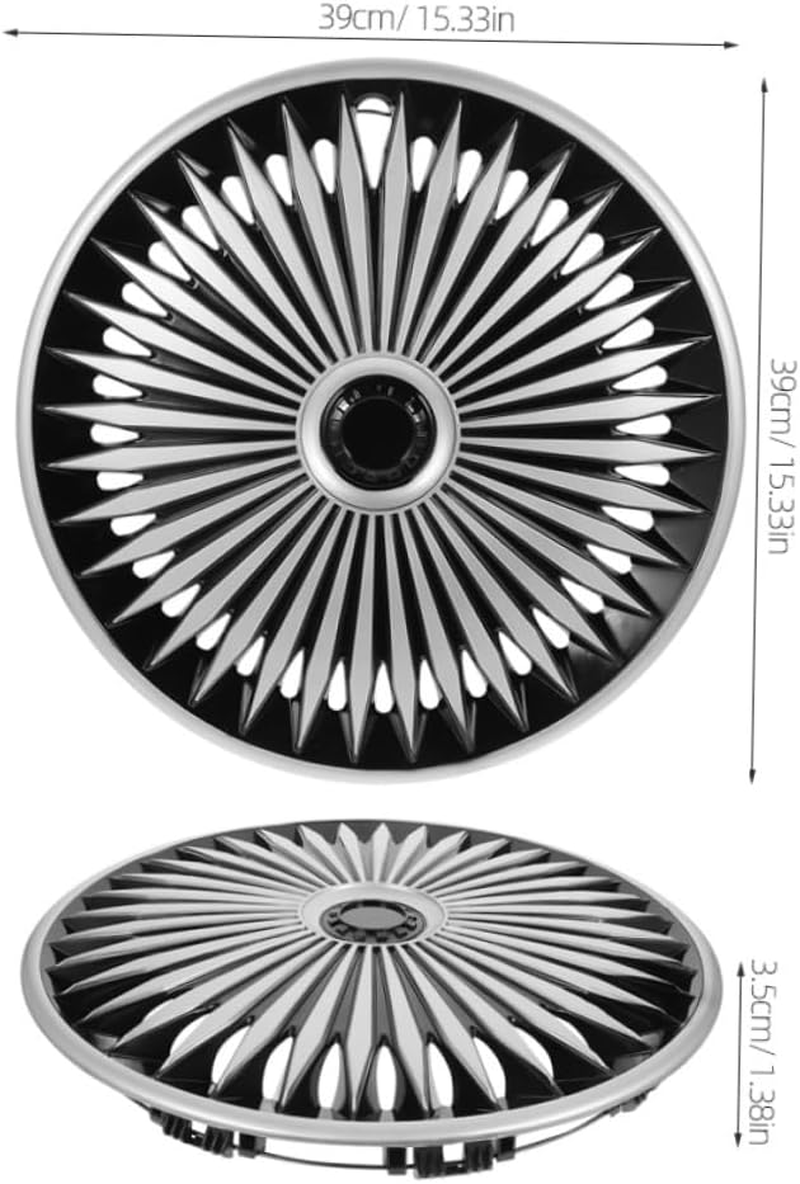 FUNOMOCYA 14-Inch Car Rim Covers Pp Material Decorative Hub Caps Easy Install Wheel Hubcap for Automotive image number 4