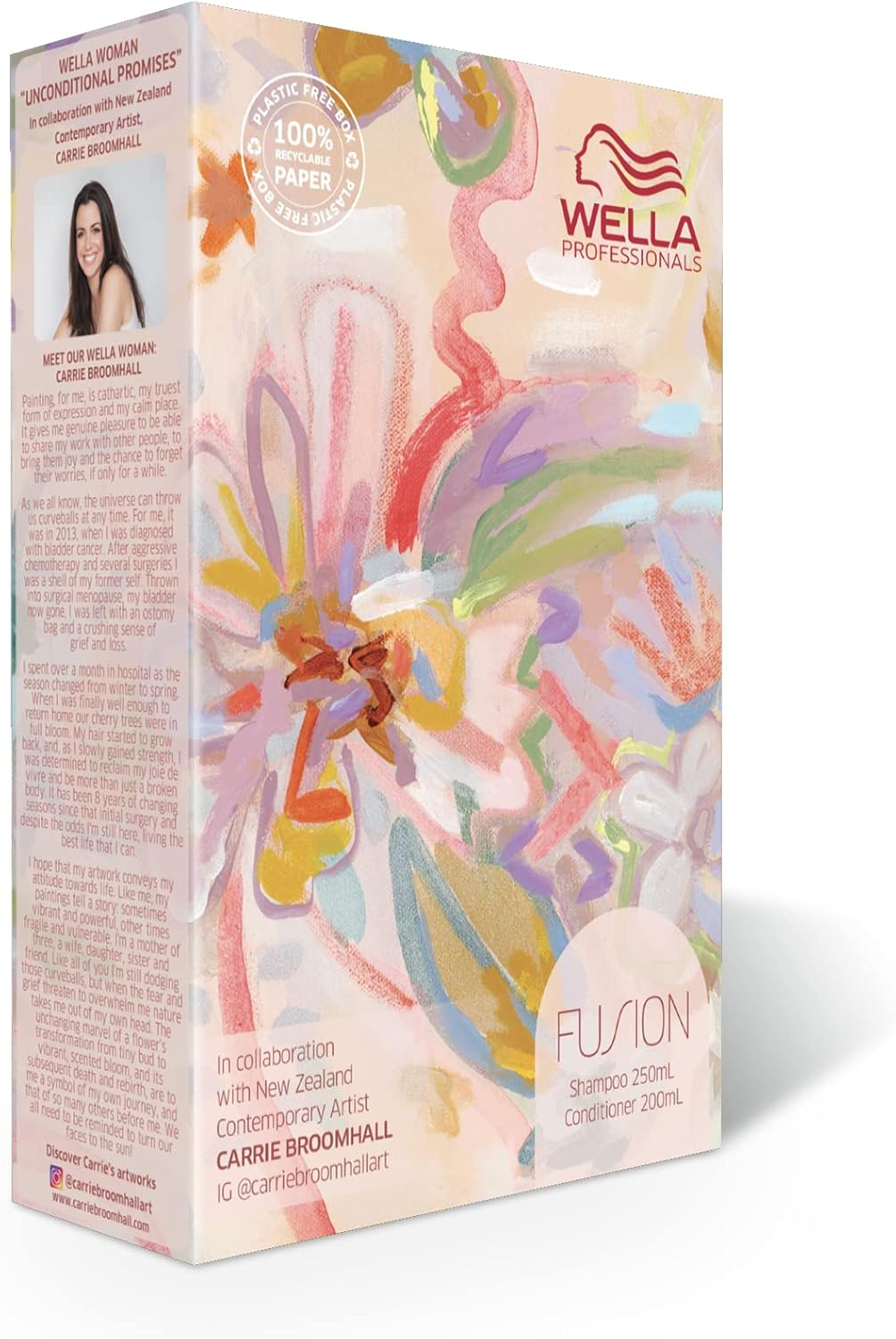 WELLA PROFESSIONALS PREMIUM CARE FUSION DUO GIFT SET - Includes Fusion Intense Repair Shampoo 250Ml and Fusion Intense Repair Conditioner 200Ml image number 2