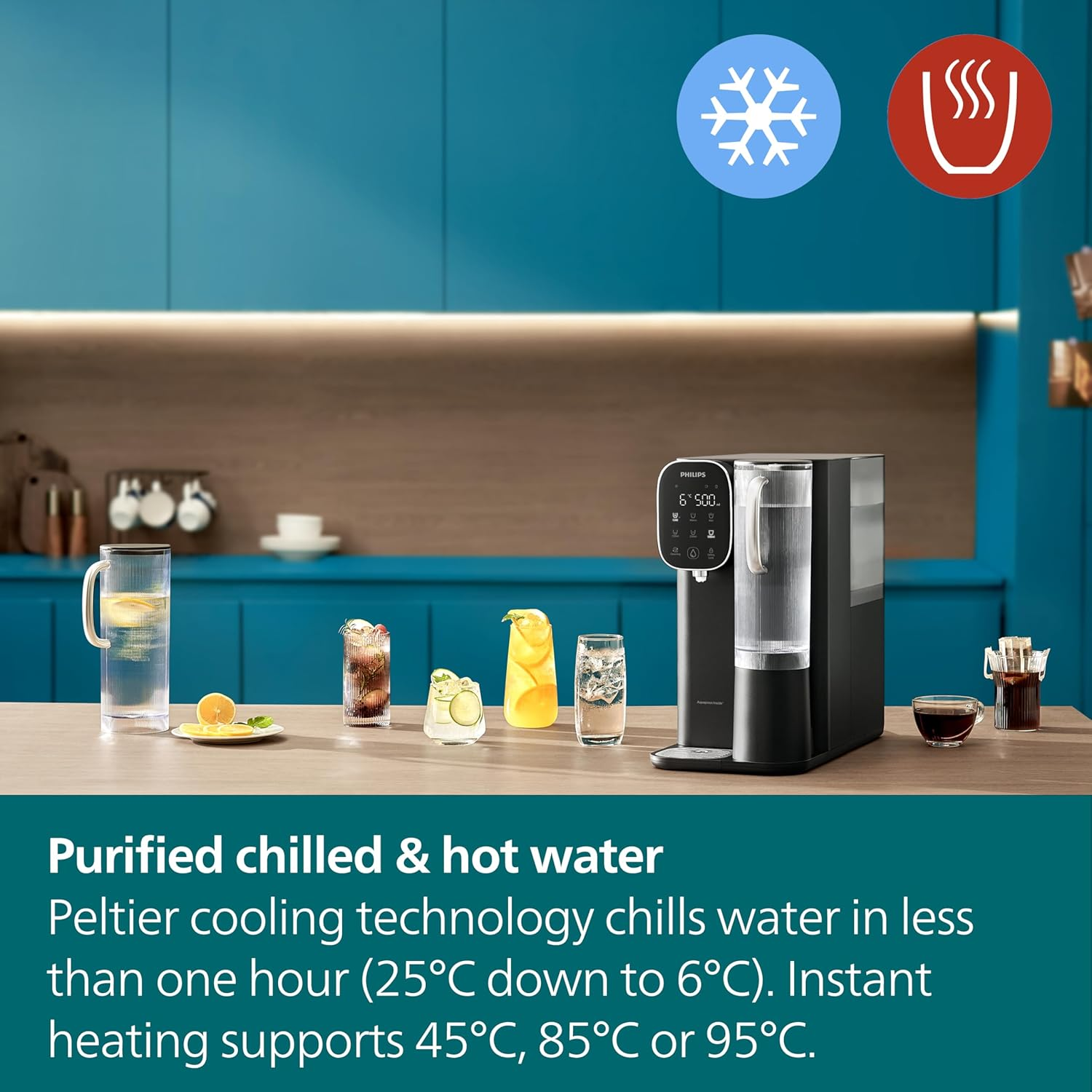 Philips 5In1 Reverse Osmosis Water Purification Cartridge for Philips Countertop Water Stations ADD6901, ADD6902, ADD6912. Tested by SGS to Removes PFAS, Fluoride and More. ADD541RO/79. image number 5