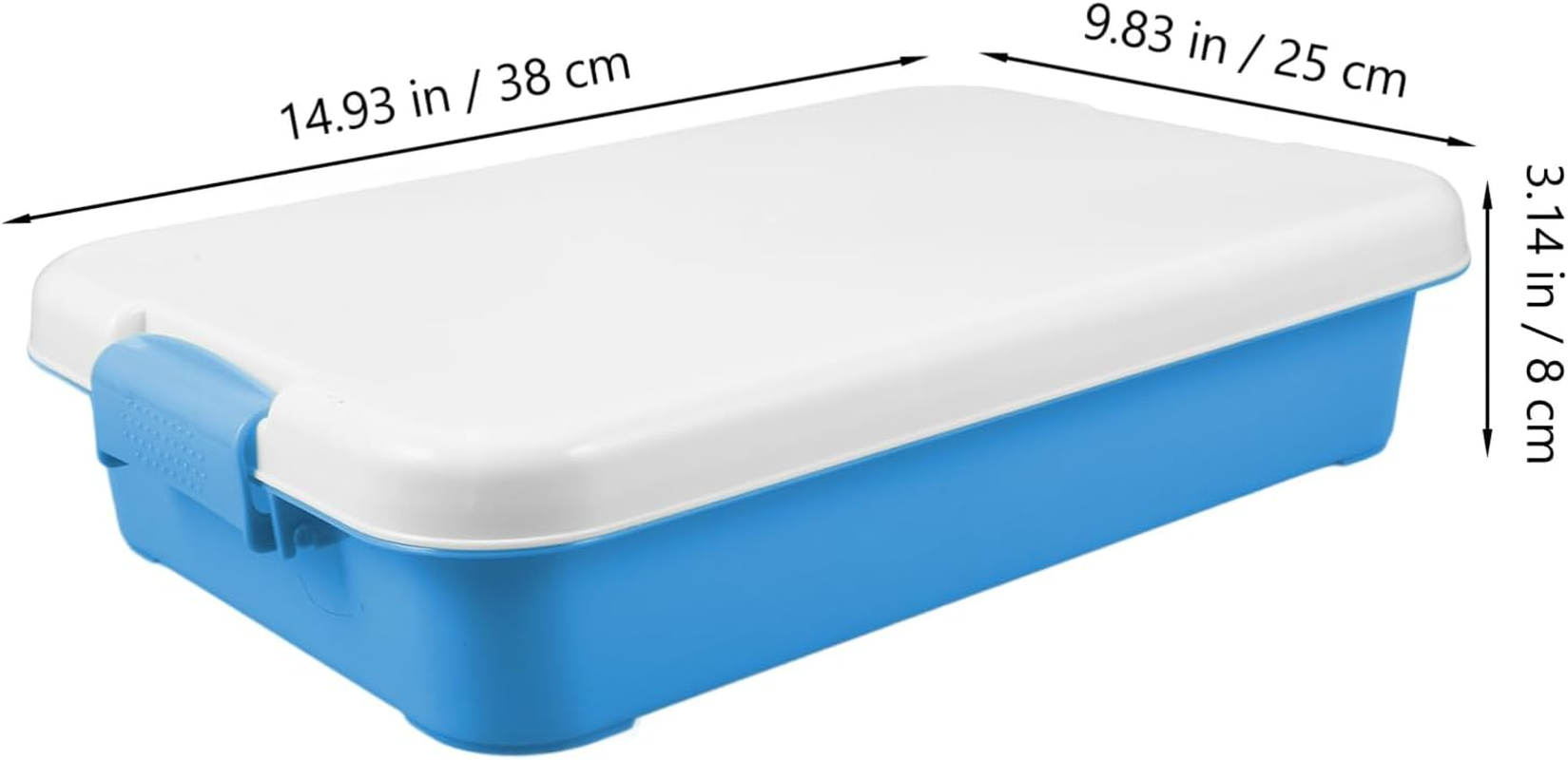 ERINGOGO Portable Boys and Girls Sandbox with Lid Storage Box Large Plastic Sand Tray Outdoor Toy for Boys Girls image number 1