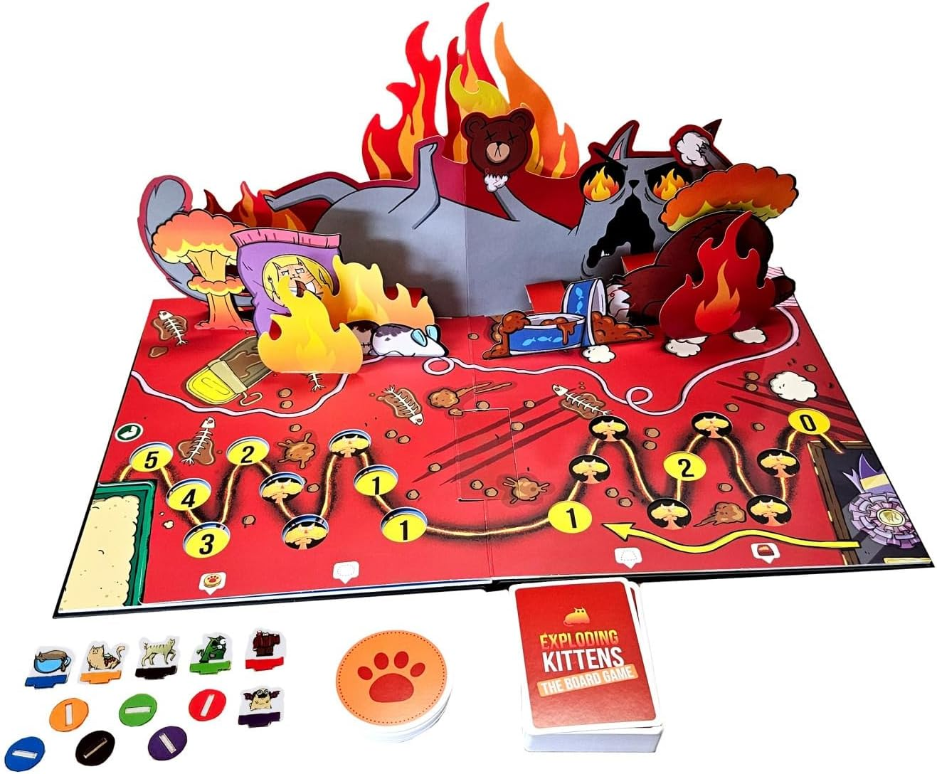 Exploding Kittens - the Board Game Super Fan Edition | Strategy Board Game | 2-6 Players, Ages 7+ image number 2