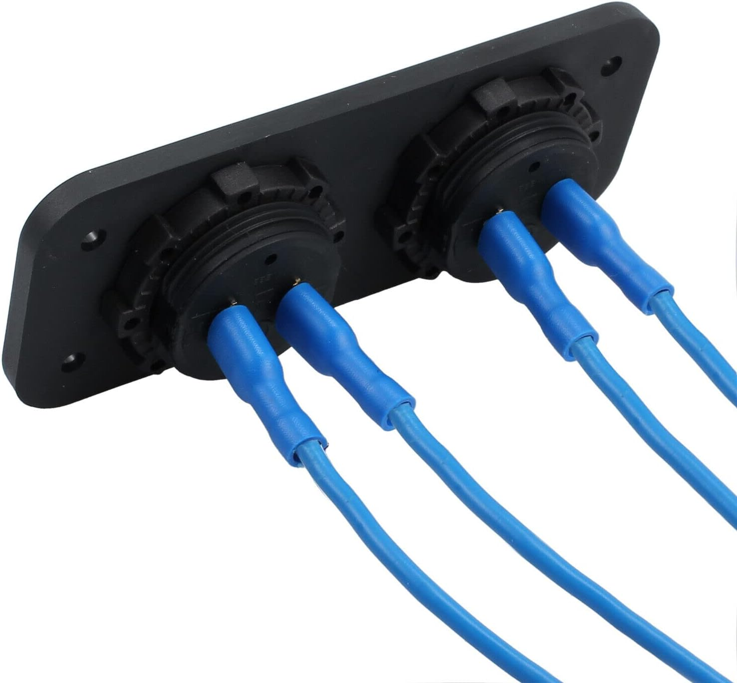 Digital LED Volt Meter Dual Battery Monitor Boat Voltage Marine Gauge DC 12V-24V image number 1