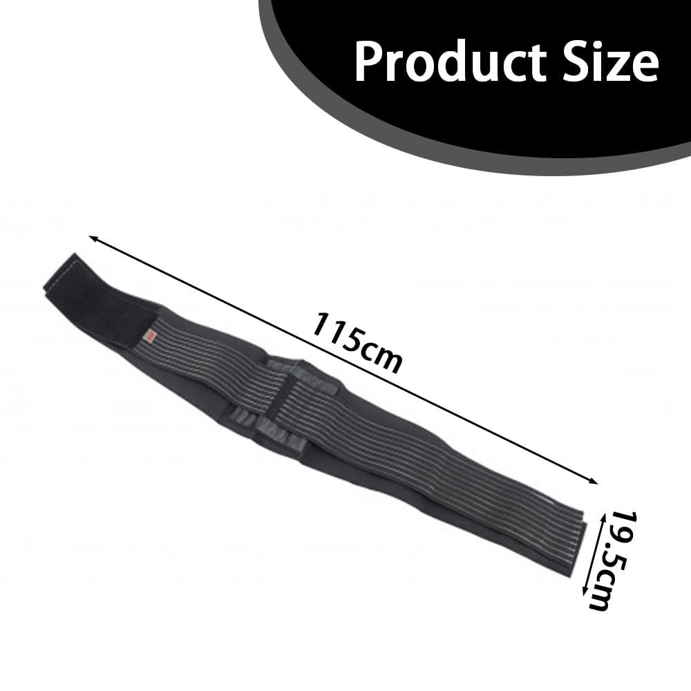 Back Brace for Lower Back Pain Relief &ndash; Adjustable 6-Strap Lumbar Support Belt for Sciatica, Scoliosis & Herniated Disc, Breathable Back Support Brace for Women & Men, Daily Wear & Work Use image number 1