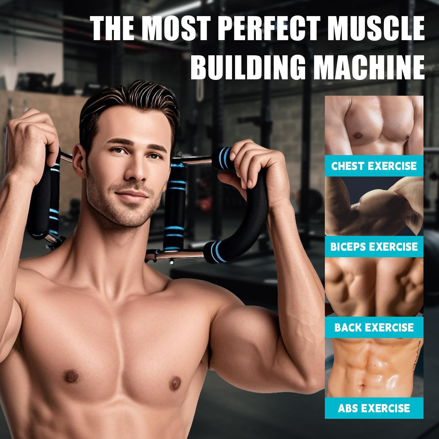 Twister Arm Trainer, 40-100Lb Adjustable Chest Workout Equipment, Portable Power Twister Bar, 2025 New Adjustable Twister Arm Chest Exerciser，Detachable Design Fitness Anywhere image number 2