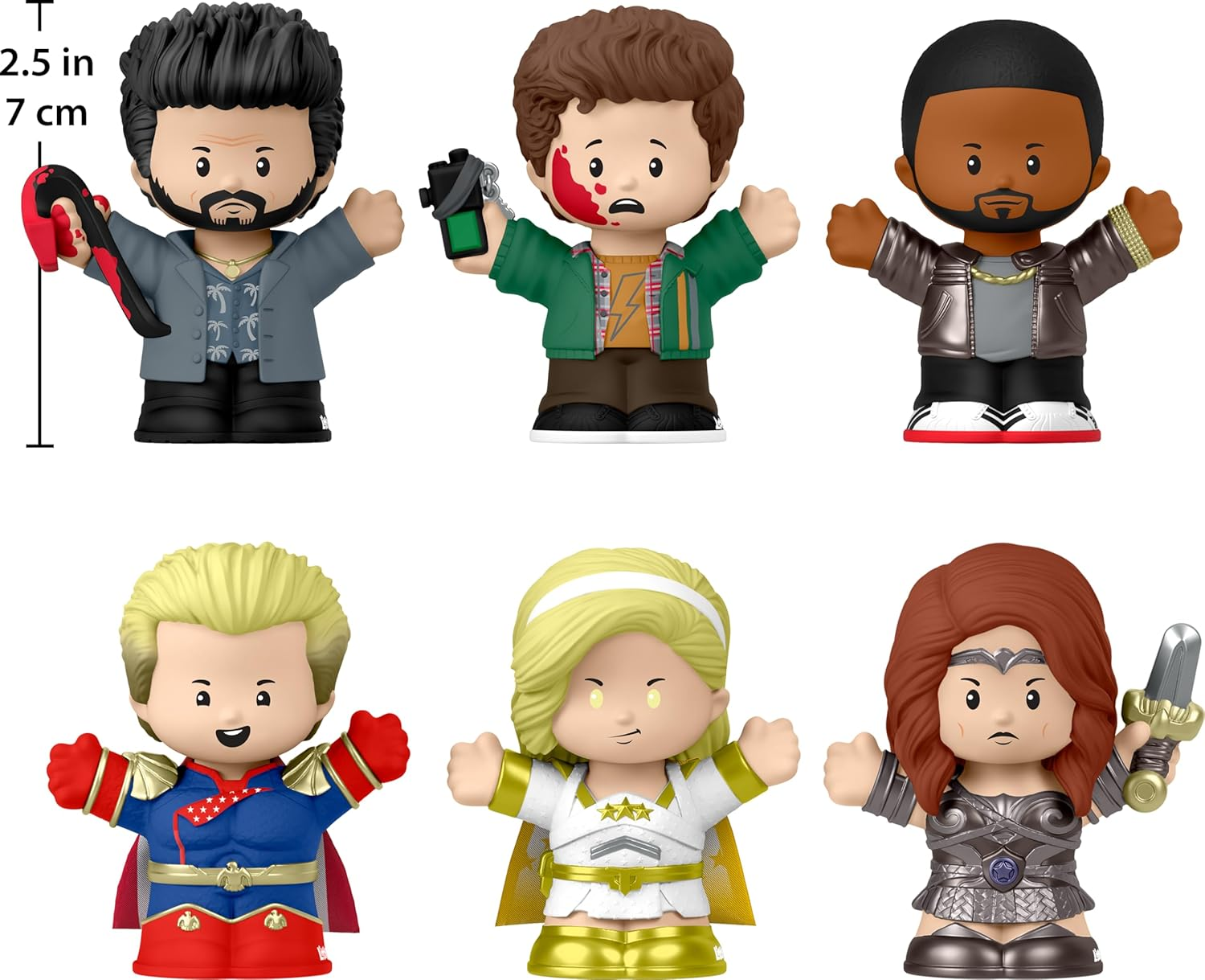 LITTLE PEOPLE COLLECTOR the Boys Special Edition Set with Character Figures in a Display Gift Box for Adults & Fans, 6 Figures image number 1