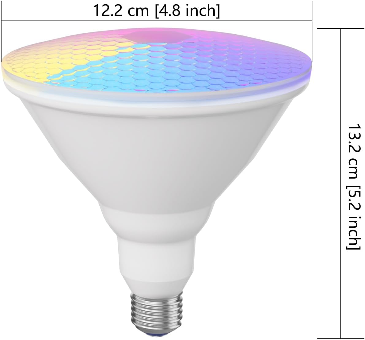 7Pandas PAR38 LED Color Changing Flood Light Bulb with Remote Control, 60W Equivalent 950LM, Dimmable RGB Colored Light Bulbs Compatible with Alexa & Google Assistant, 2Pack image number 6