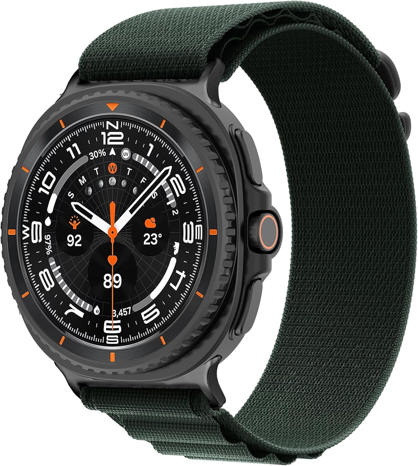 Trail/Alpine Loop Bands for Samsung Galaxy Watch 8 Band 40Mm 44Mm/8 Classic 46Mm Men Women,Rugged Nylon Fabric Sport Strap for Samsung Galaxy Watch 8 Band 44 Mm 40 Mm/8 Classic 46 Mm Wristband