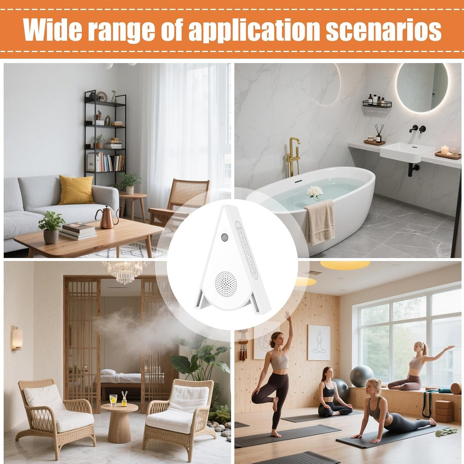 Bird Box Sound Machine - Motion Sensor Nature Sound Box - Smart Portable Natural Noise Maker Speaker Relaxation Companion for Yoga Studio Spa Bathroom image number 3