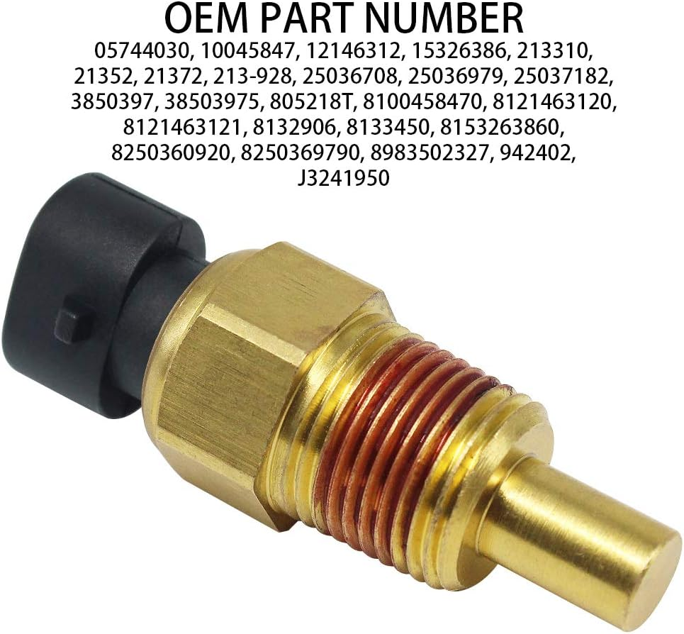 TS10075 Water Temperature Sensor Sendor Compatible with GM Delphi 12146312, 15326386, 25036979 image number 3