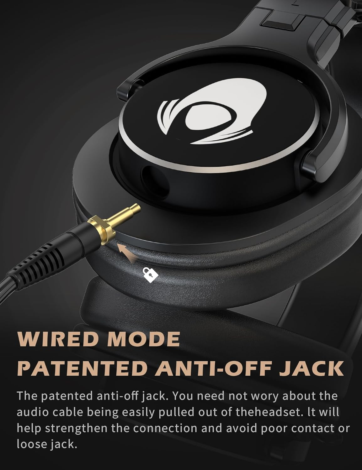 Talomen over Ear Headphones for Studio Monitoring, Professional Wired Closed-Back Headphone with Detachable Cables, High-Fidelity Audio for Tracking, Mixing, Djing, and Mastering W50X image number 4