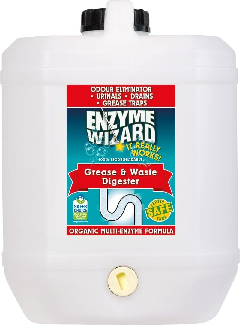 Enzyme Wizard Enzyme Wizard Grease and Waste Digestor 10 Litre, 10000 Millilitre