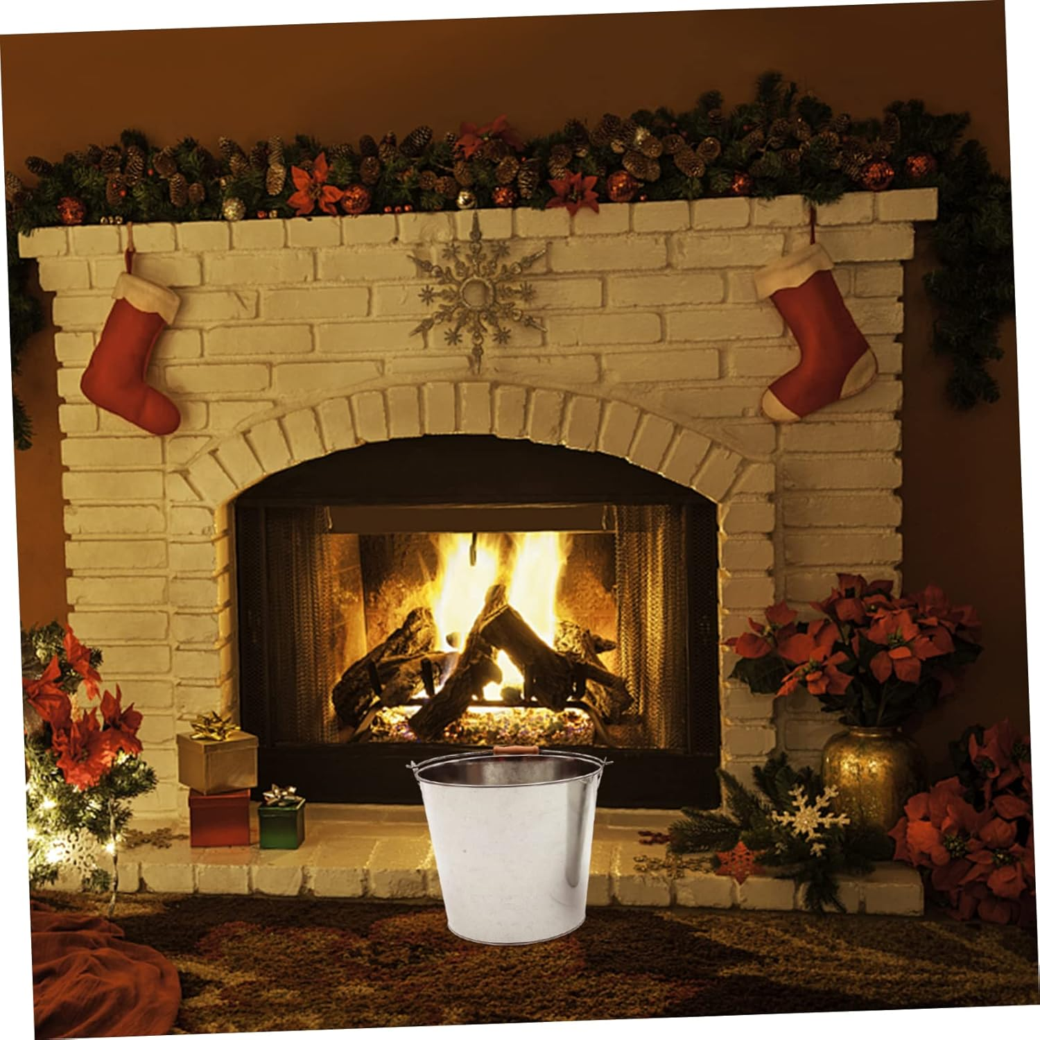 Incinerator Burn Barrel Paper Money Burner Multipurpose Outdoor Ash Bucket for Garden Safety Cover