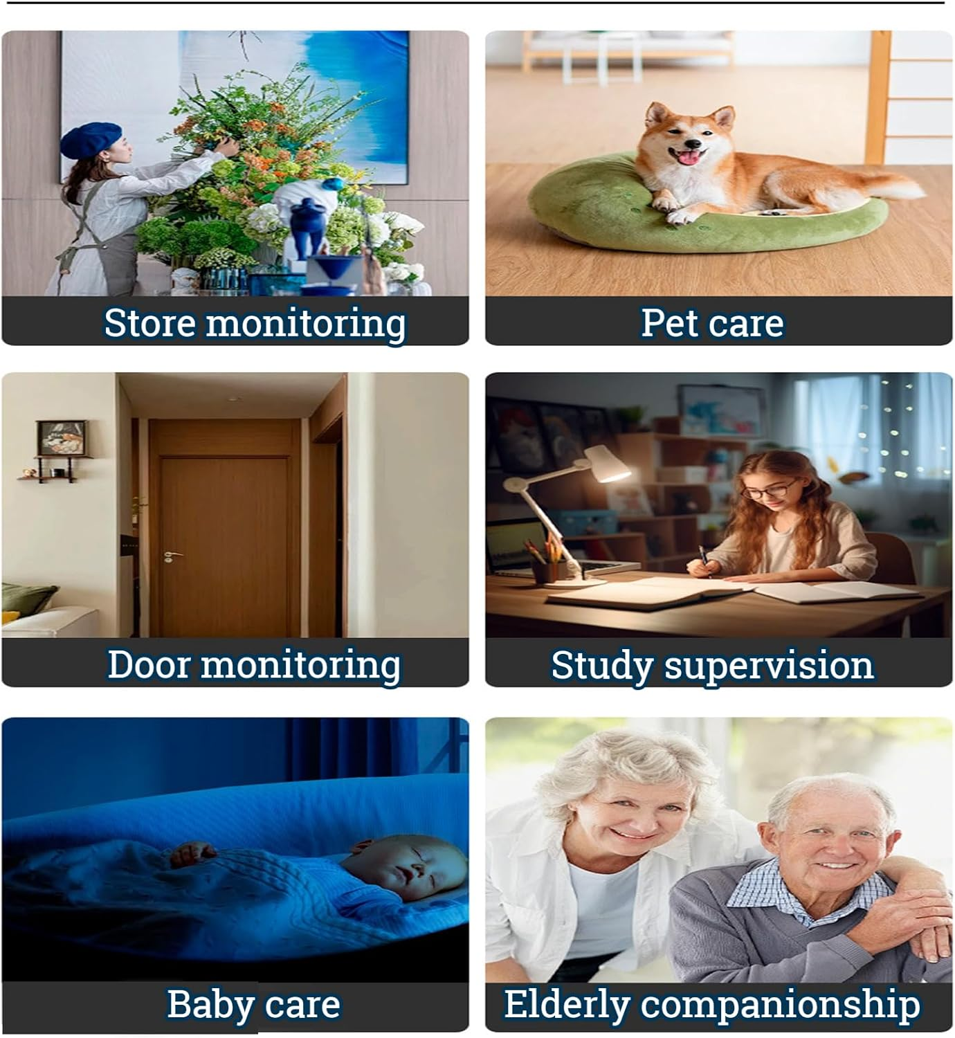 Blinky Bot Robot Camera &ndash; 1080P HD Pet Camera with 360&deg; View, Dual Lens, App Remote Control, Night Vision, 2-Way Audio, Indoor Mobile Wi-Fi Smart Robot (#A) image number 6