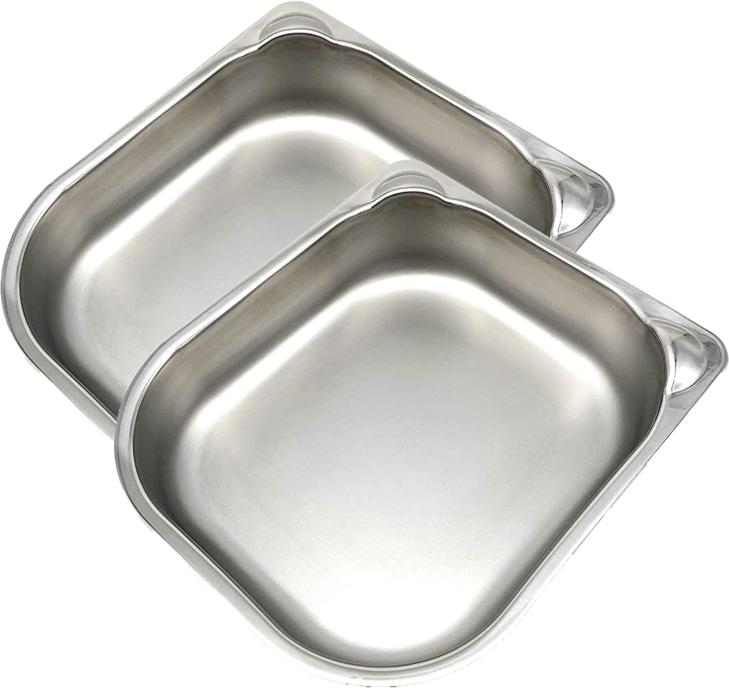 Cat Mate Stainless Steel Bowl Inserts X 2 for Cat Mate C100 and C200 Automatic Feeders (Feeder Not Included) image number 3