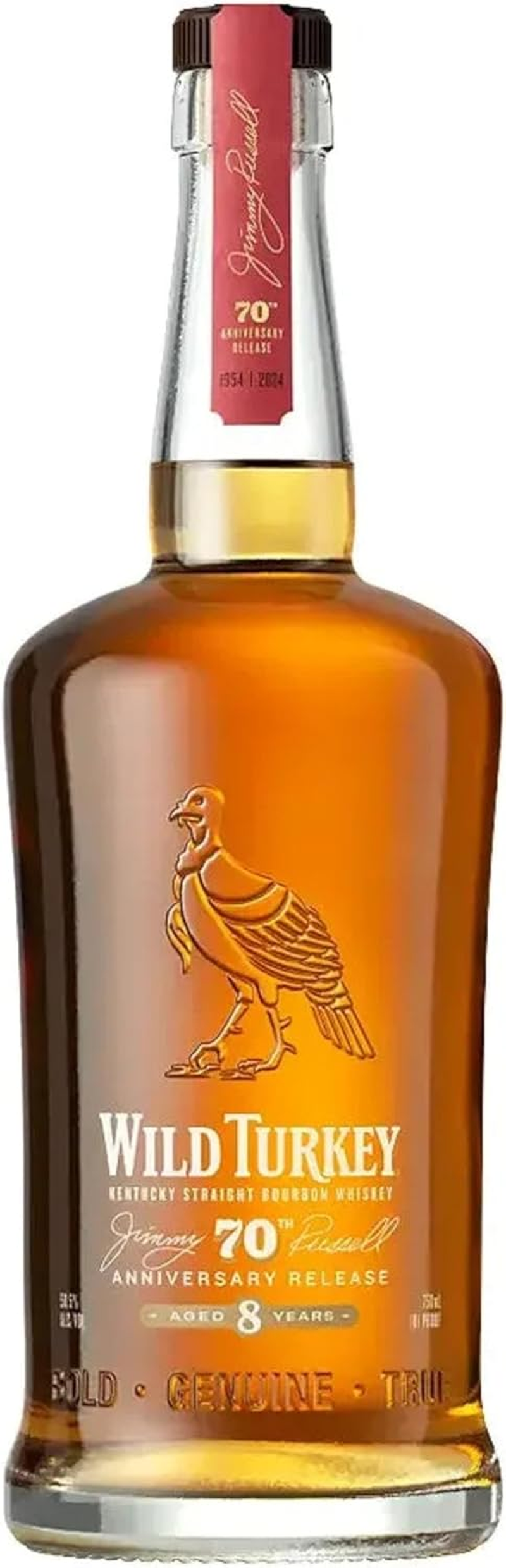 Wild Turkey 8 Year Old Jimmy Russell'S 70Th Anniversary 700Ml