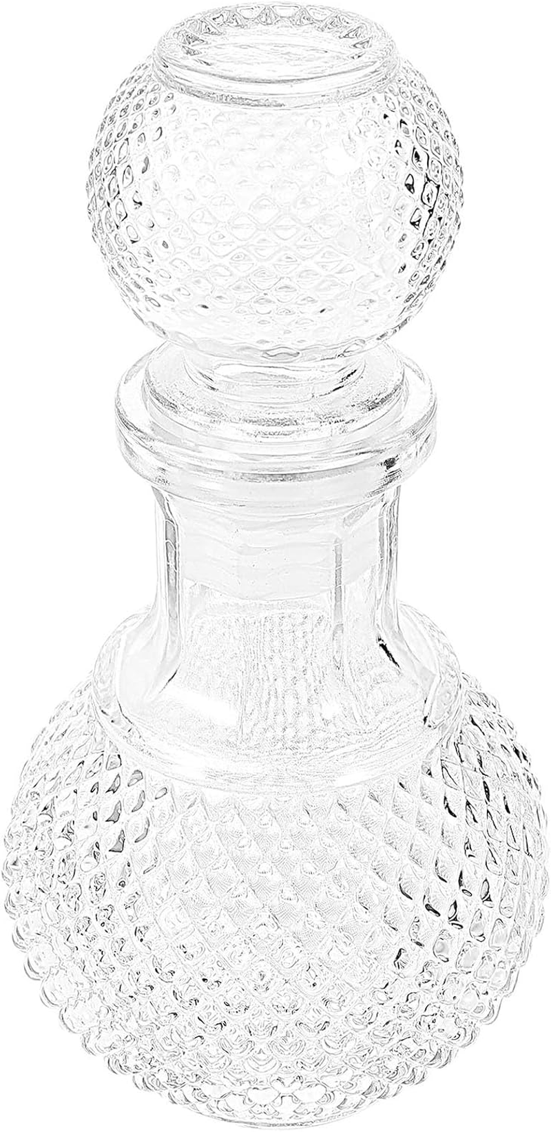 COHEALI Creative Thickened Glass Wine Decanter Bottle 250Ml Earth Shape Liquor Dispenser for Home Bar and Cocktail Serving
