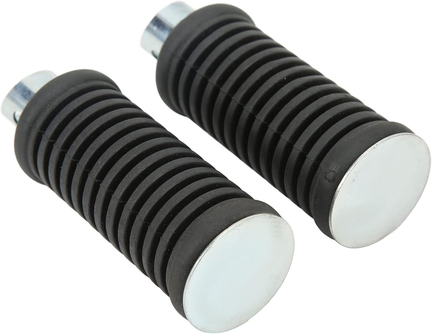 Penrux Footpegs, Foot Rest Rubber 8.5Cm High Strength 2Pcs for 196CC 6.0 6.5Hp Mini Bikes, Rear Foot Rests Motorcycle Rear Footrests Rubber Non Slip Footrests Plate Footrest Rubber Pad Grip Cover image number 5