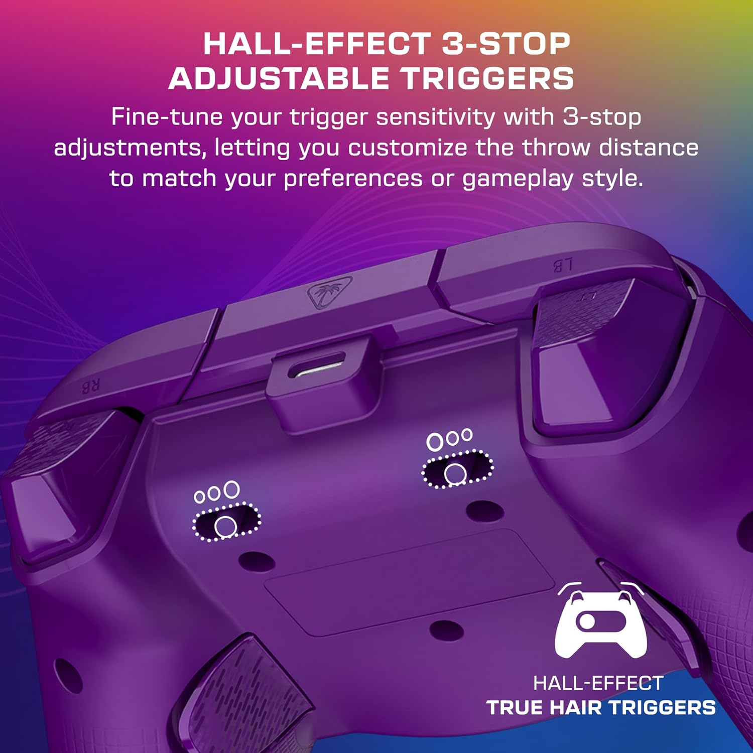 TB XB Afterglow Wave Wired Controller for Xbox + Hair Purple - Grey image number 4