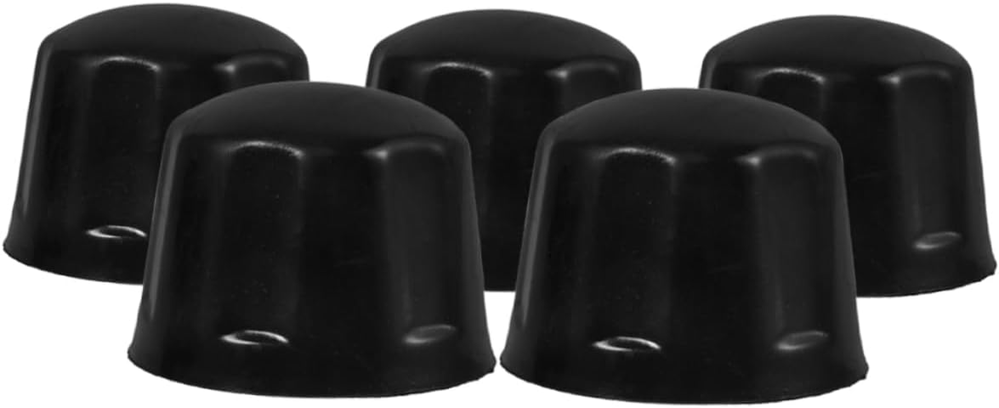 EXAOMBLE 5Pcs Rubber Wheel Center Hub Caps Easy Installation Bearing Protectors for ATV Trailer and Car Wheels Dust Cover Accessories image number 3