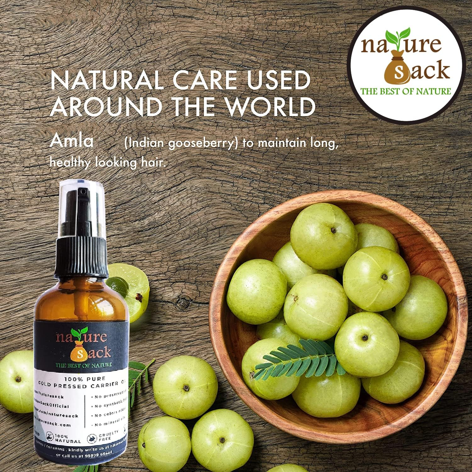 Amla Seed Oil (Indian Gooseberry) 100Ml 100% Pure Natural Cold Pressed Carrier Oil for Skin Care, Hair Care. image number 1