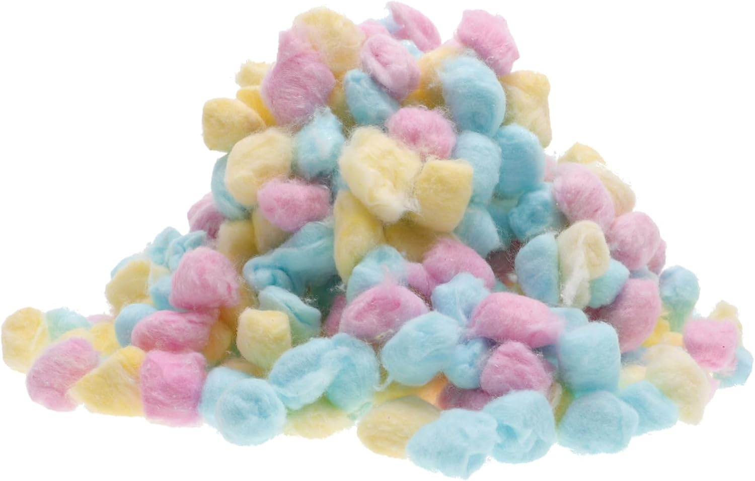 500G Baby Cotton Balls for Newborn Face Washing Small Colorful Cotton Balls in Pink for Infant Skincare image number 6