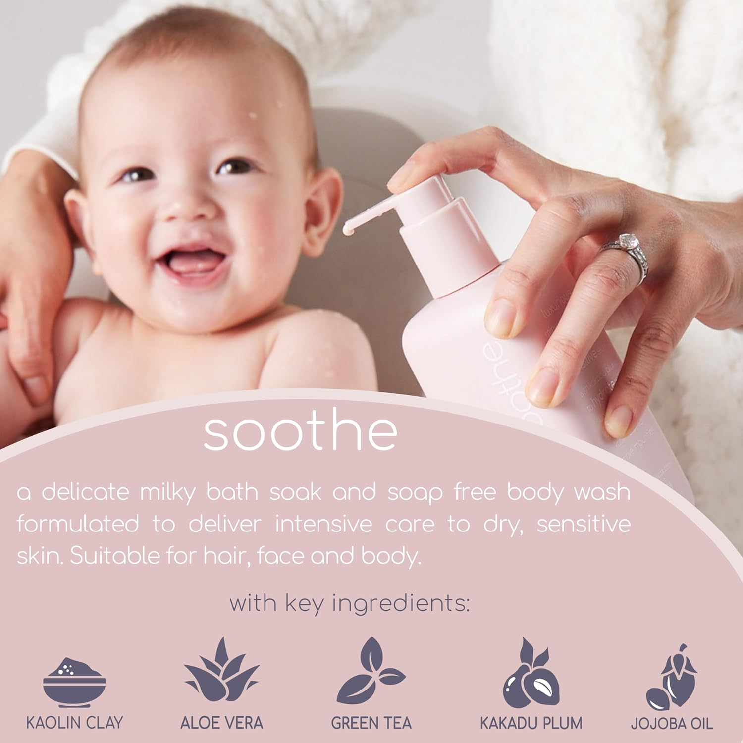 B.Box Soap Free Baby Wash 350 Ml image number 1