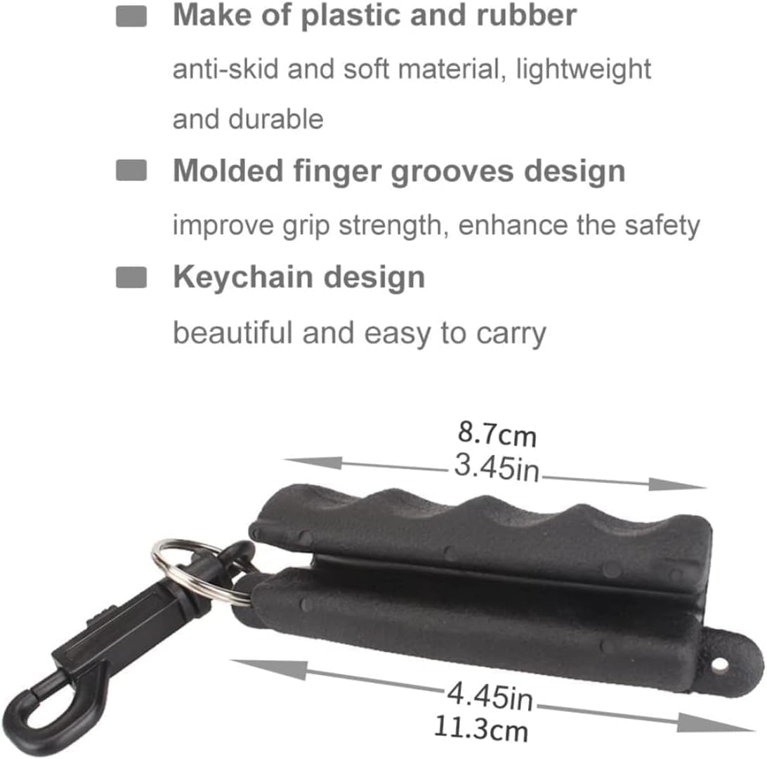 Black Rubber Protective Arrow Puller,2Pcs Archery Arrows Puller Target,Rubber Arrow Puller Archery Arrow Puller Gripper,Rubber Arrow Puller 3D Target Remover,Non-Slip 3D Target Remover with Belt Clip image number 6