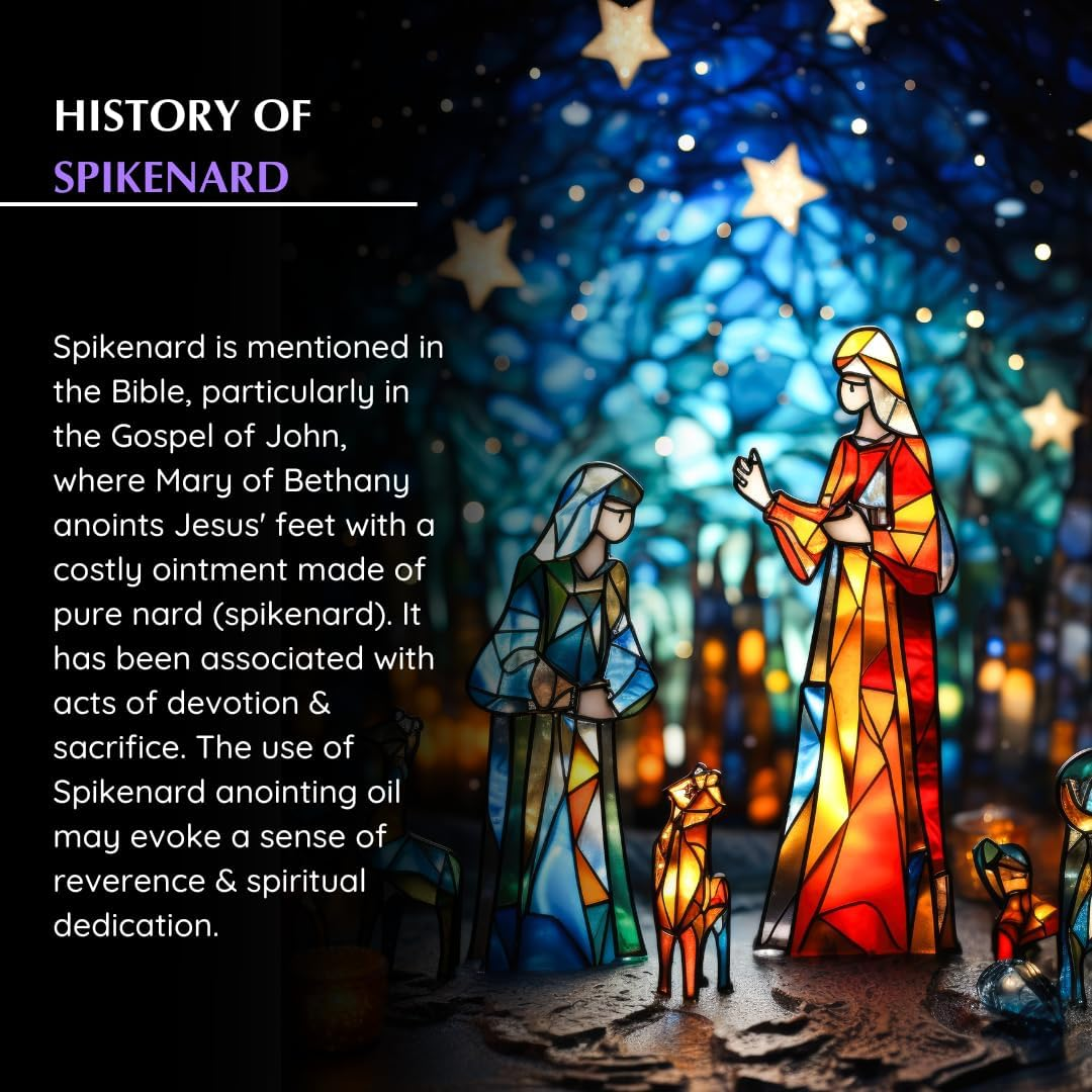 Spikenard Anointing Oil 9Ml (0.3 Fl Oz.)| Blessings from the Holy Lands | Blessed from Jerusalem with Biblical Spices | Natural Ingredients | Holy Oil for Prayer and Protection image number 1