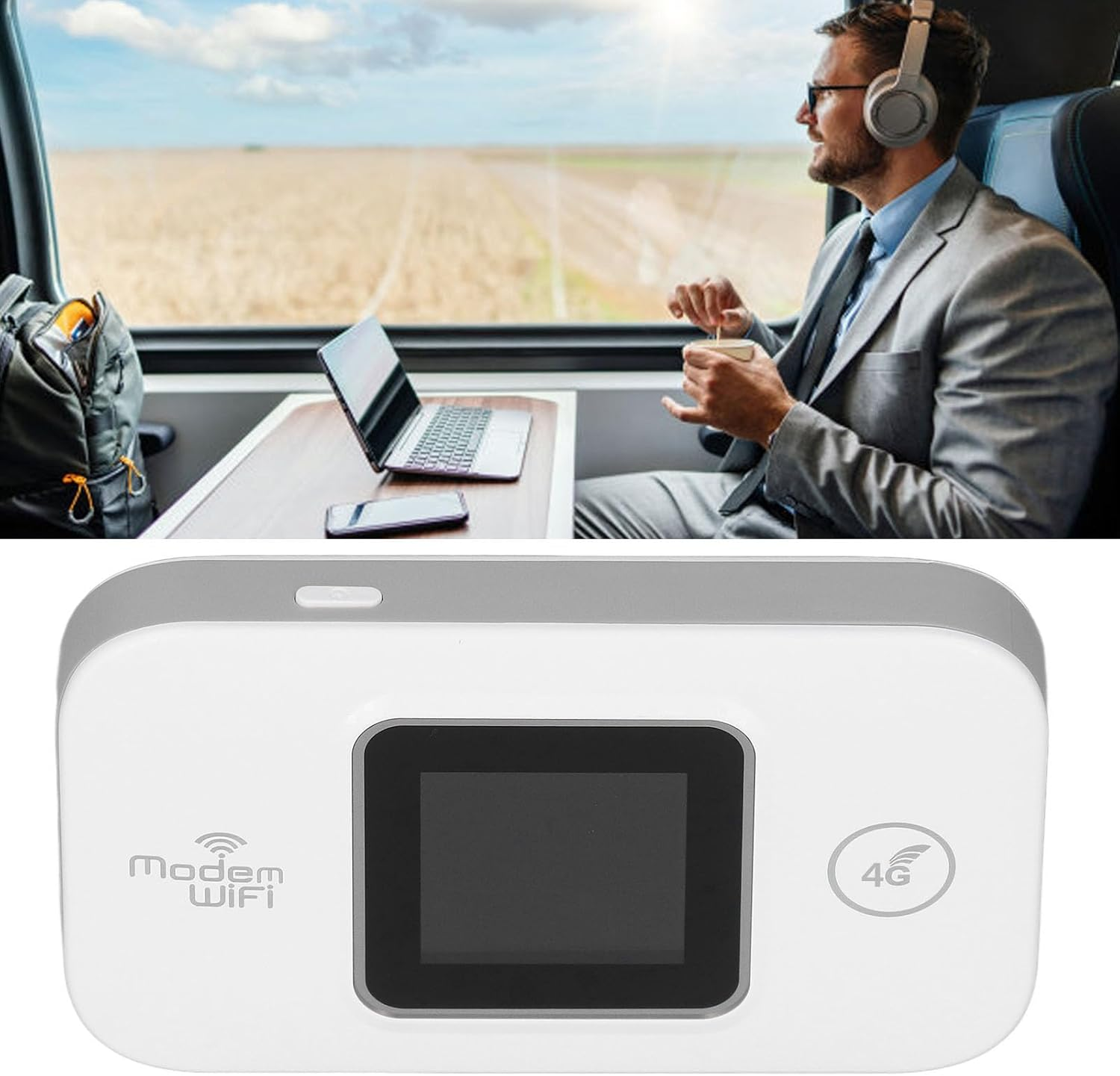 4G LTE Router, Unlocked 5G Mobile Wifi Hotspot,Portable Wifi Hotspot for Travel,Hotspot Device Support B1 B3 B7 B8 B20 B38 40 41,Support 10 Devices to Connect,Europe Asia Version