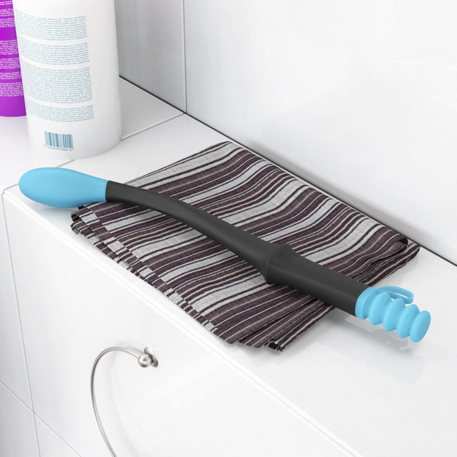Bottom Buddy Wiping Aid, Long Reach Bottom Buddy Comfort Wipe Assist for Toileting Helper Wand Butt Wiper Cleaner, Comfort Wipe Toilet Assist Device Helper Bottom Buddy Kuitgh