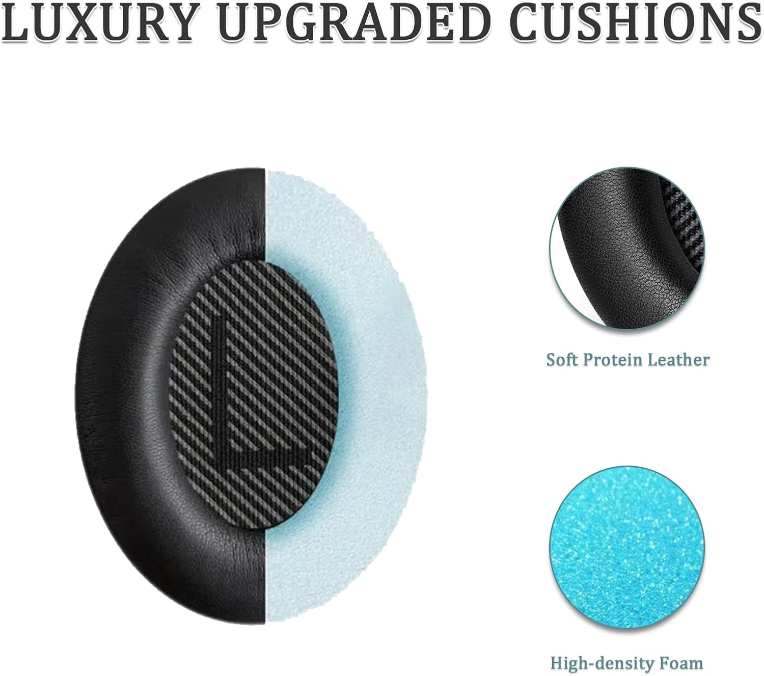 Replacement Ear Pads for Bose QC35/ QC35 Ii(Quietcomfort 35) Headphones image number 3