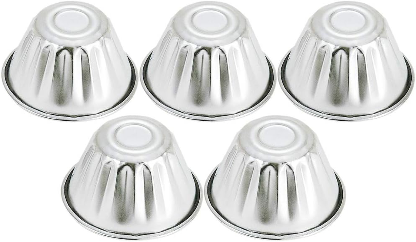 Kai Corporation DL6417 Stainless Steel Jelly Mold, Chrysanthemum, Set of 5, Made in Japan image number 1