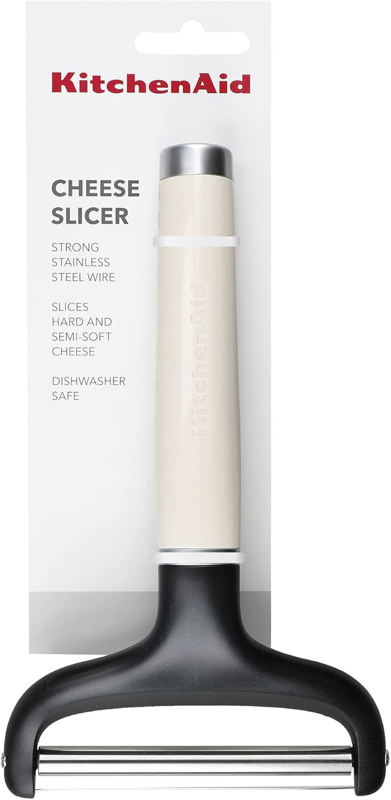 Kitchenaid Stainless Steel Cheese Slicer - Almond Cream - Empired Red image number 7